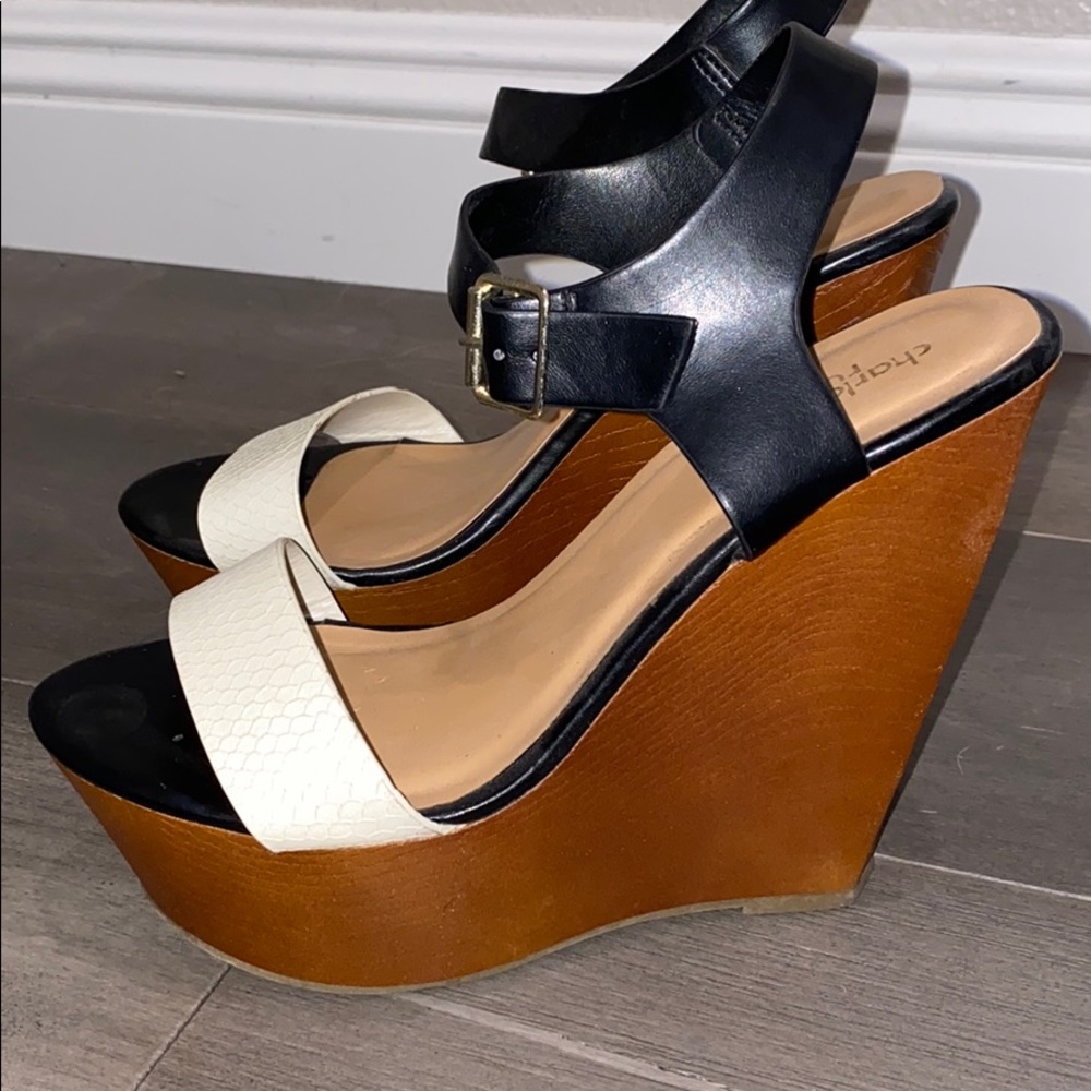 super cute platform wedge heels!!